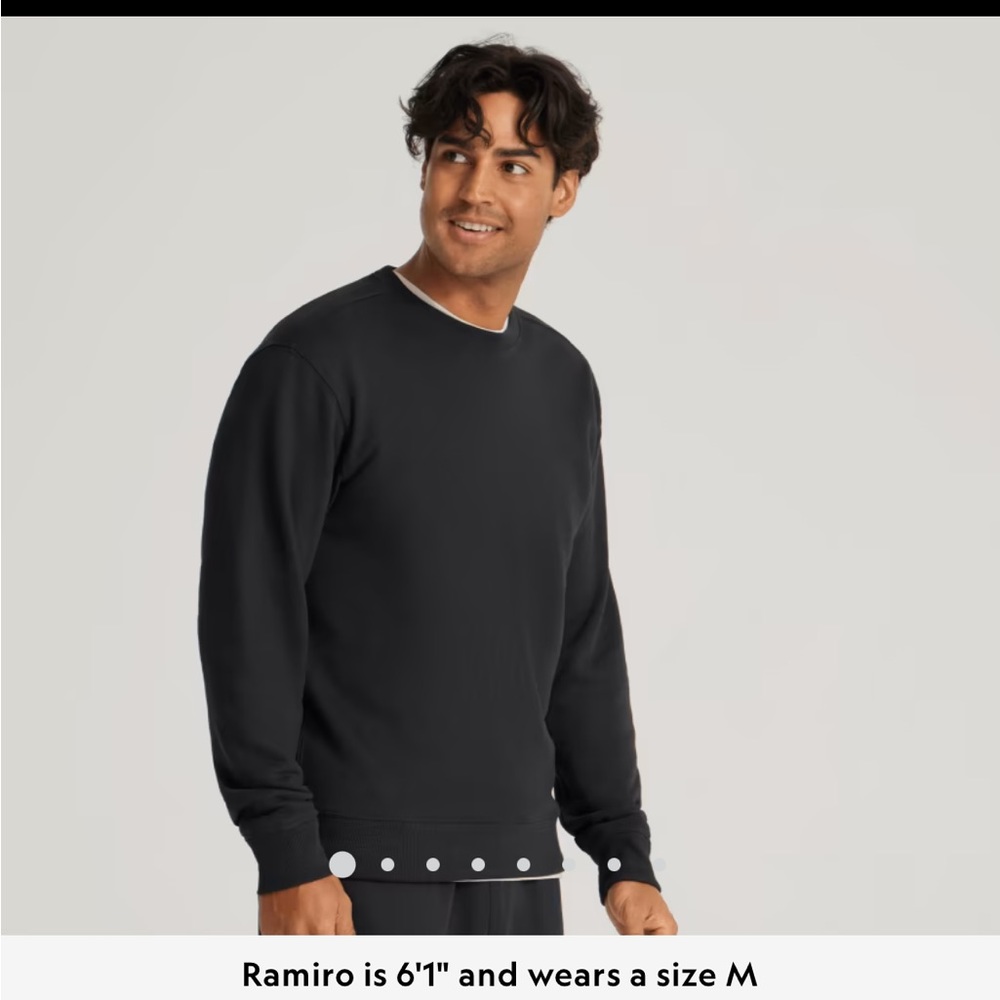 All birds R&R crewneck sweater mens S
